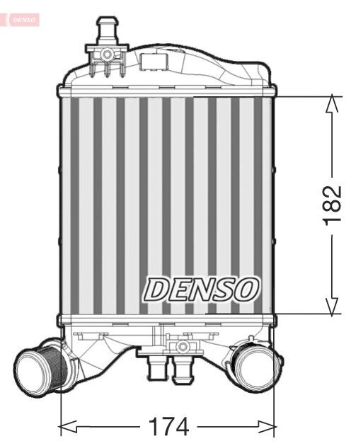 Ladeluftkühler DENSO DIT09112