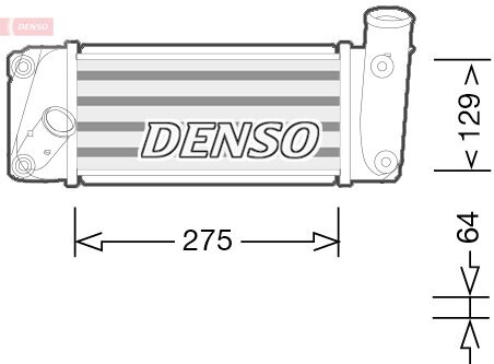 Ladeluftkühler DENSO DIT50009 Bild Ladeluftkühler DENSO DIT50009