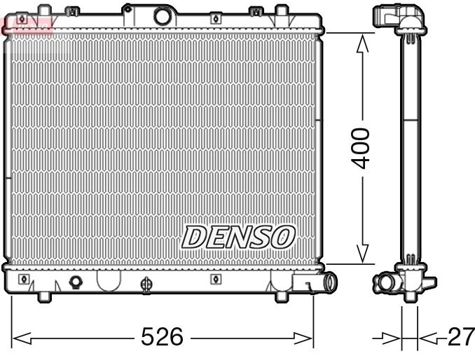 Kühler, Motorkühlung DENSO DRM47036