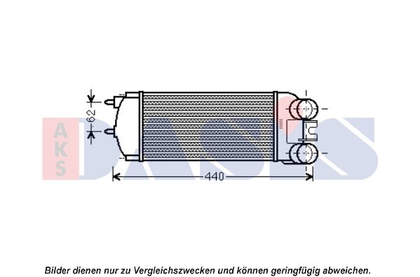 Ladeluftkühler AKS DASIS 067006N