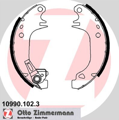 Bremsbackensatz ZIMMERMANN 10990.102.3