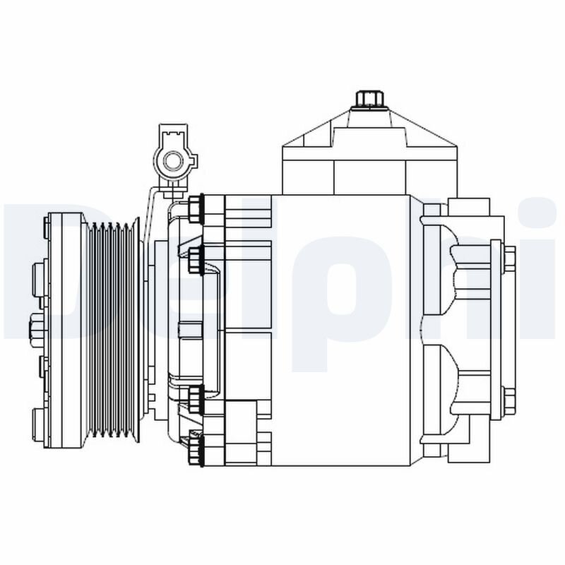 Kompressor, Klimaanlage DELPHI CS20525