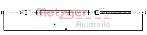 Seilzug, Feststellbremse METZGER 10.4235