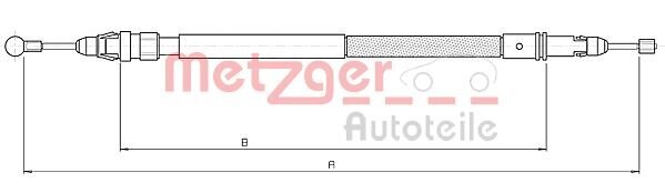 Seilzug, Feststellbremse METZGER 10.4738