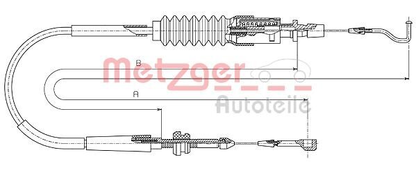 Gaszug METZGER 14.4305