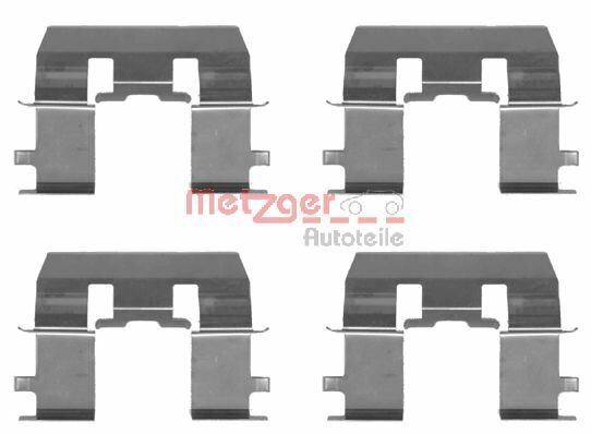 Zubehörsatz, Scheibenbremsbelag METZGER 109-1281