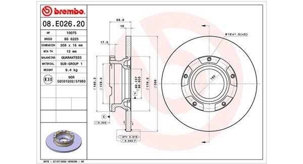 Bremsscheibe MAGNETI MARELLI 360406174400 Bild Bremsscheibe MAGNETI MARELLI 360406174400