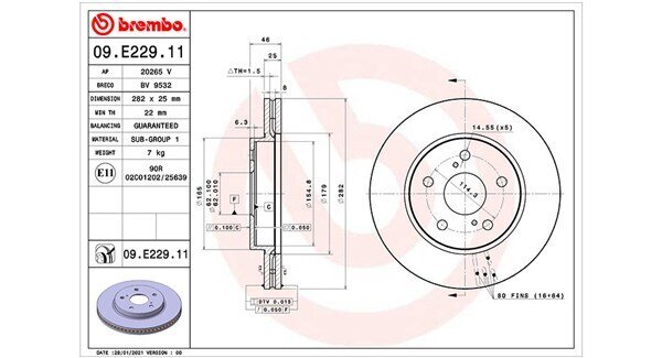 Bremsscheibe MAGNETI MARELLI 360406172101