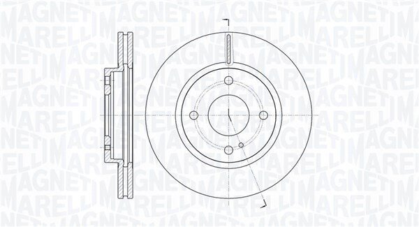 Bremsscheibe MAGNETI MARELLI 361302040108