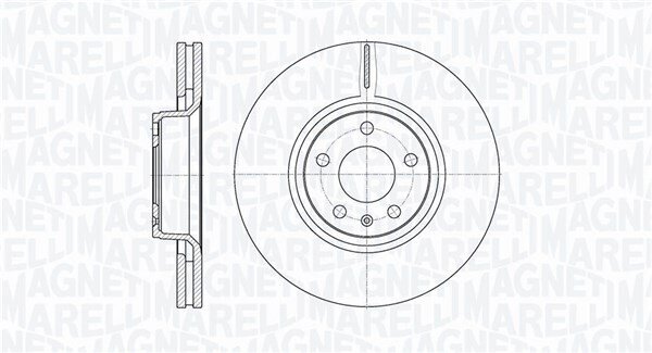 Bremsscheibe MAGNETI MARELLI 361302040132