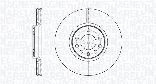 Bremsscheibe MAGNETI MARELLI 361302040140