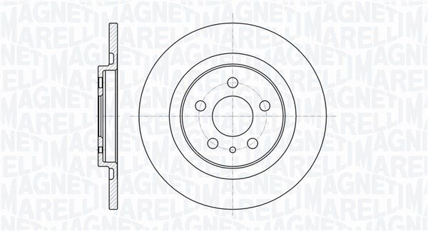 Bremsscheibe MAGNETI MARELLI 361302040269