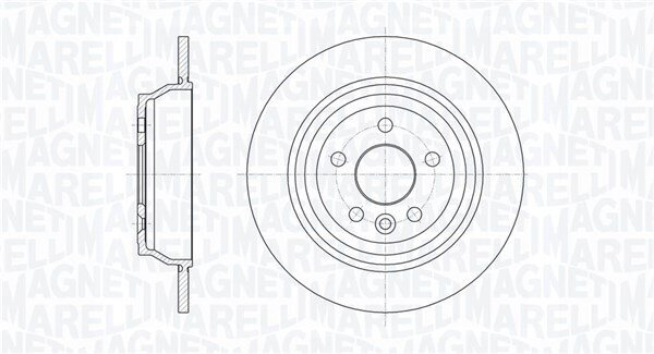 Bremsscheibe MAGNETI MARELLI 361302040665