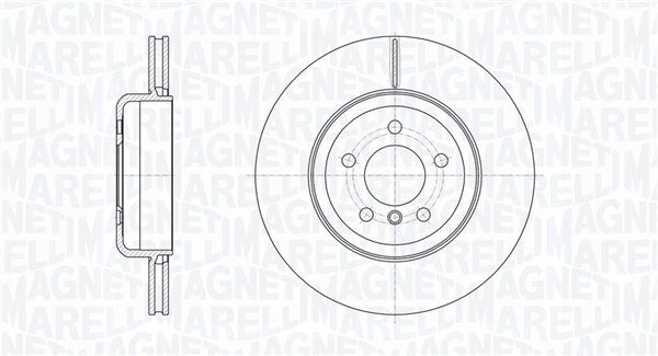 Bremsscheibe MAGNETI MARELLI 361302040796