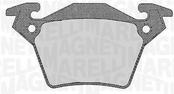 Bremsbelagsatz, Scheibenbremse MAGNETI MARELLI 363916060328