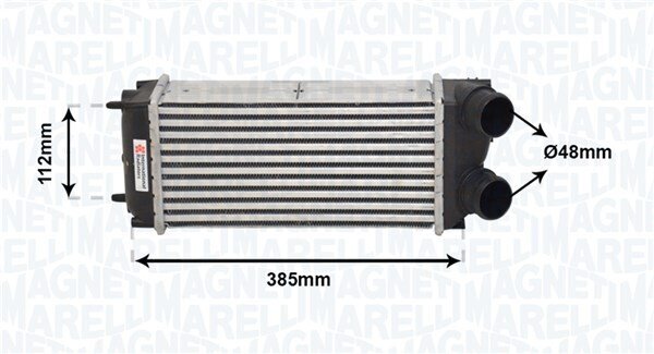 Ladeluftkühler MAGNETI MARELLI 351319205090