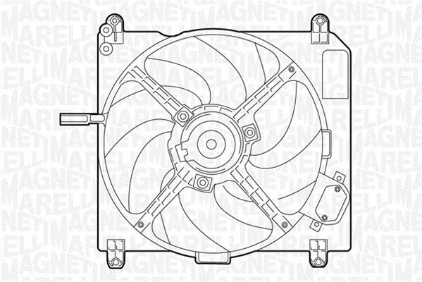 Lüfter, Motorkühlung 12 V MAGNETI MARELLI 069422011010