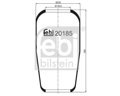 Federbalg, Luftfederung FEBI BILSTEIN 20185