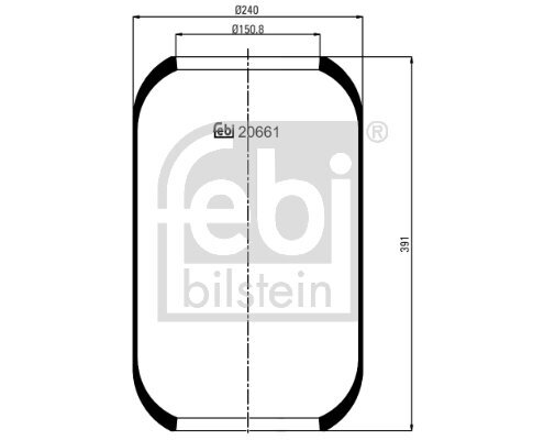 Federbalg, Luftfederung FEBI BILSTEIN 20661