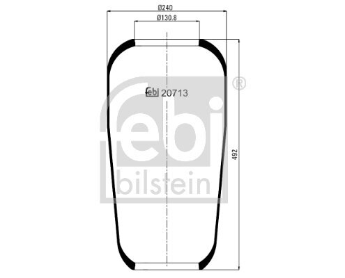 Federbalg, Luftfederung FEBI BILSTEIN 20713