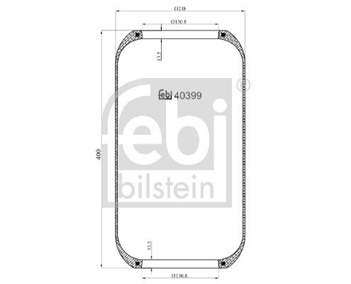 Federbalg, Luftfederung FEBI BILSTEIN 40399