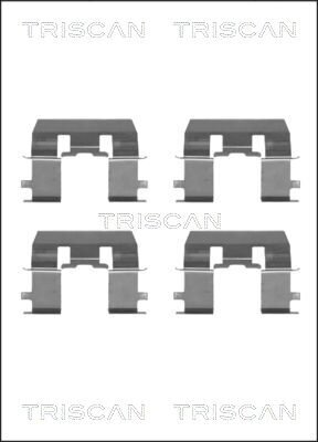 Zubehörsatz, Scheibenbremsbelag TRISCAN 8105 401617