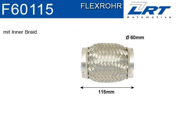 Flexrohr, Abgasanlage LRT F60115 Bild Flexrohr, Abgasanlage LRT F60115