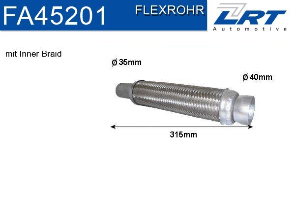 Flexrohr, Abgasanlage LRT FA45201