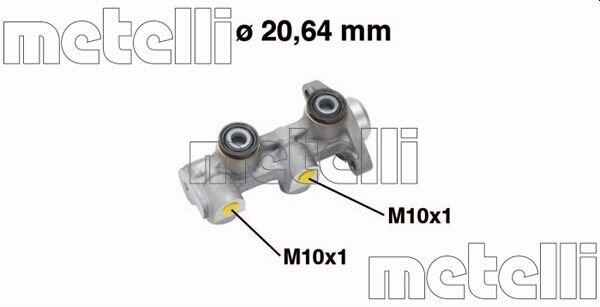 Hauptbremszylinder METELLI 05-0760