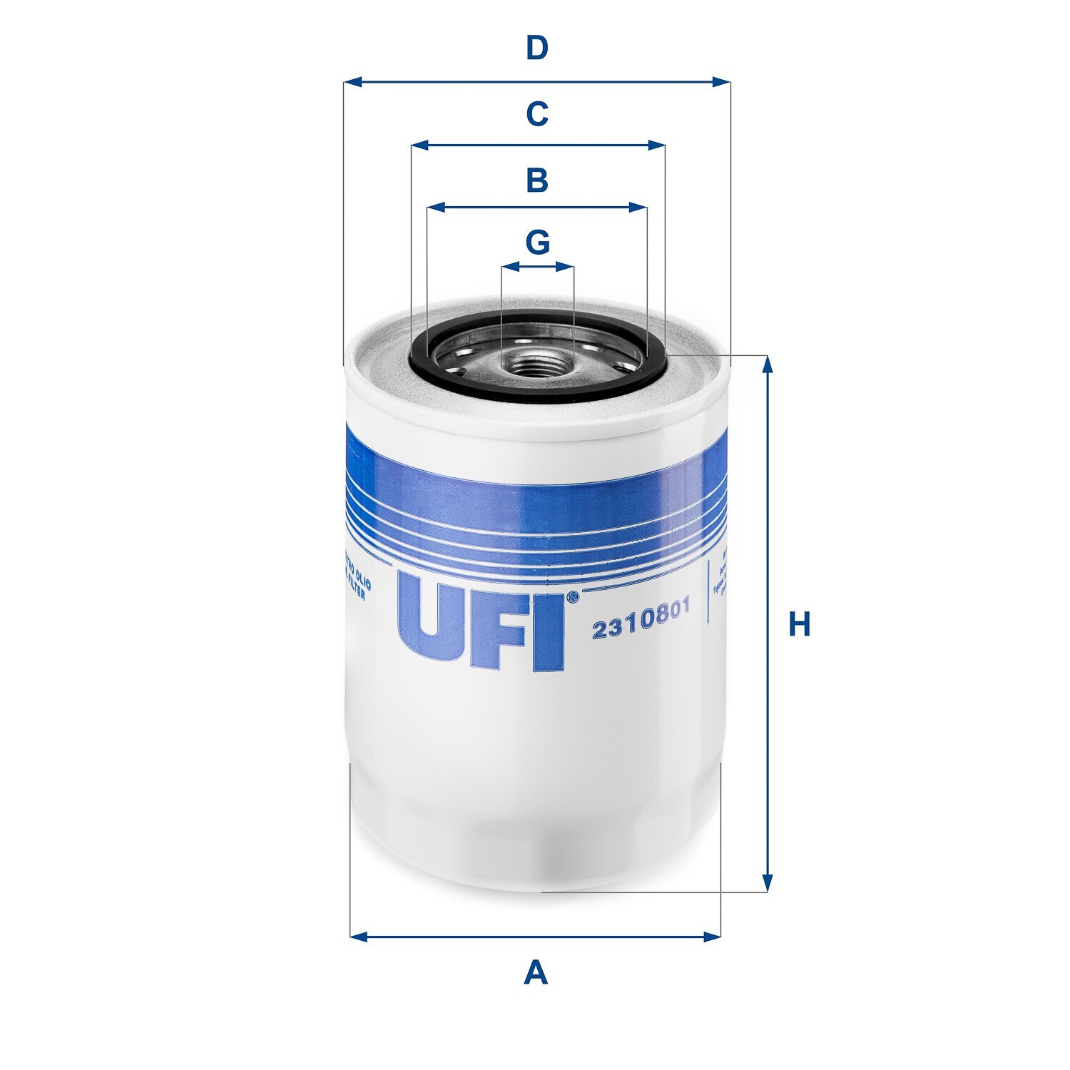 Ölfilter UFI 23.108.01