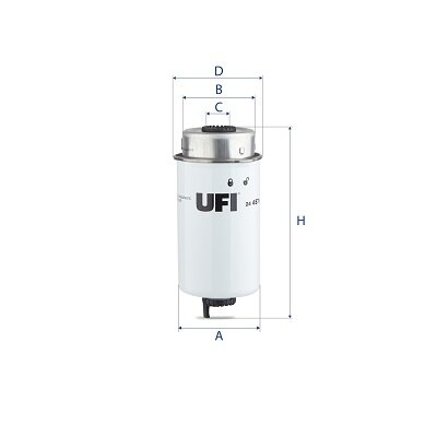 Kraftstofffilter UFI 24.457.00