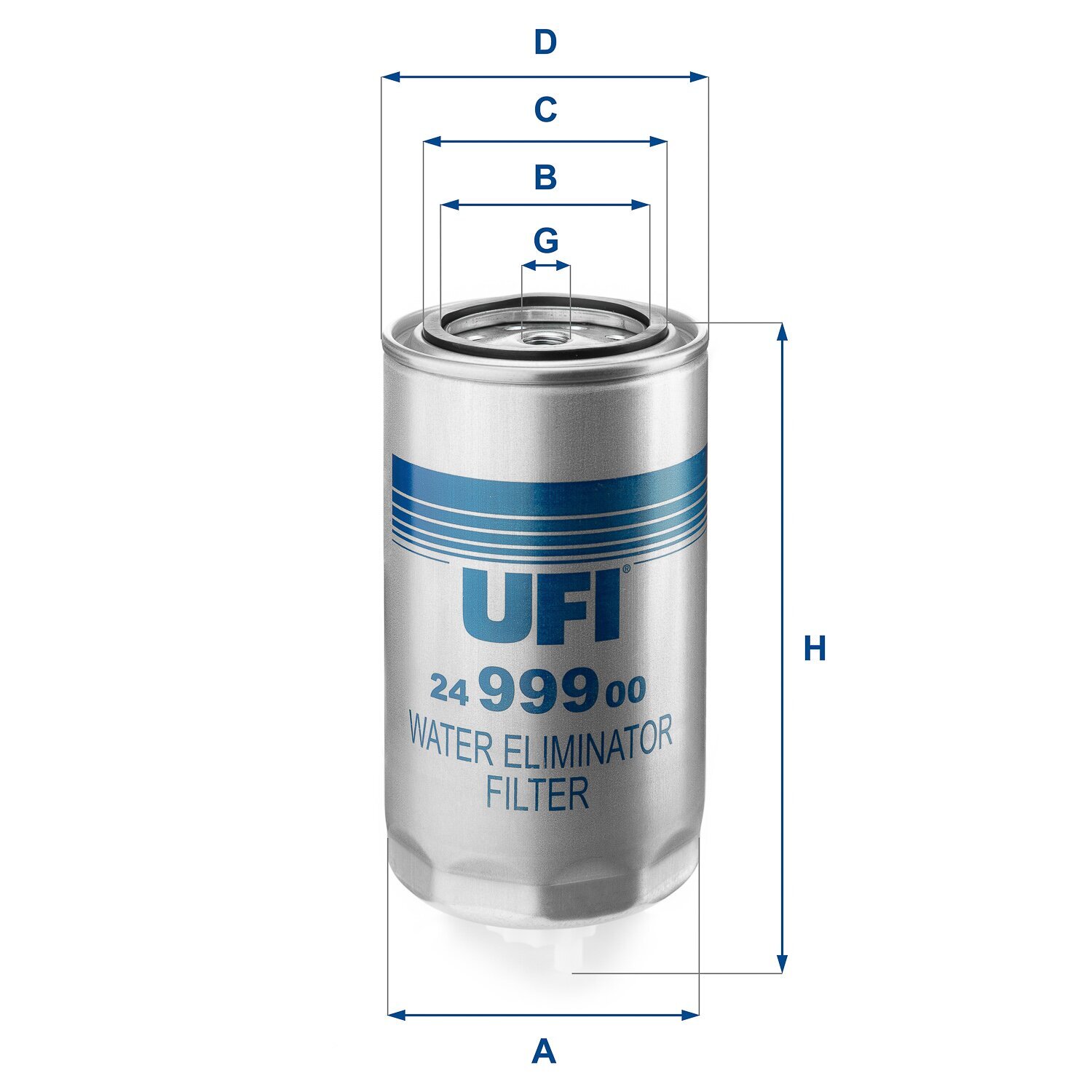 Kraftstofffilter UFI 24.999.00 Bild Kraftstofffilter UFI 24.999.00