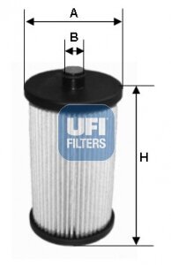 Kraftstofffilter UFI 26.057.00