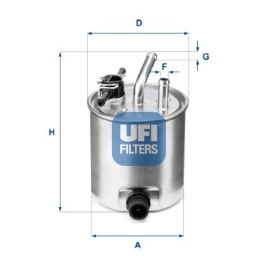 Kraftstofffilter UFI 55.582.00