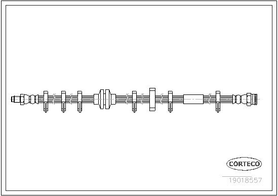 Bremsschlauch CORTECO 19018557