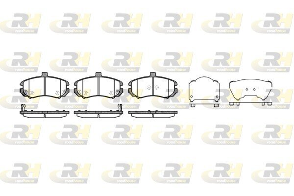 Bremsbelagsatz, Scheibenbremse ROADHOUSE 21194.02