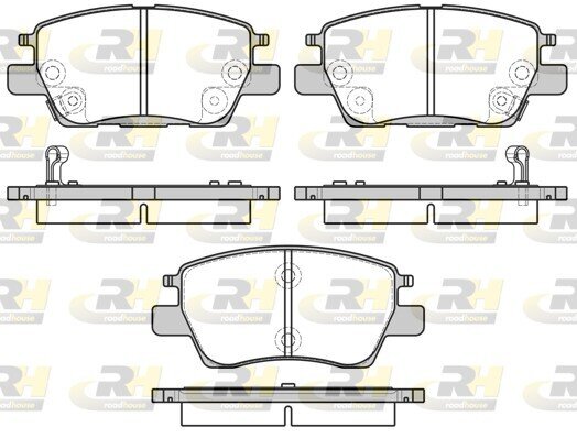 Bremsbelagsatz, Scheibenbremse ROADHOUSE 21630.12