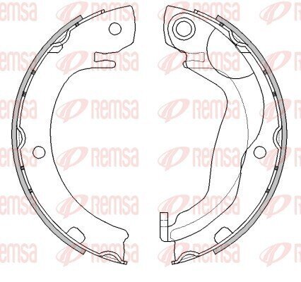 Bremsbacke, Feststellbremse REMSA 4680.01