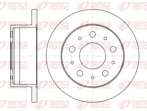 Bremsscheibe REMSA 61056.00