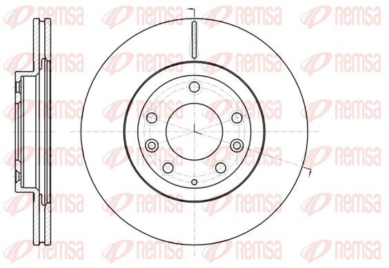 Bremsscheibe REMSA 61215.10