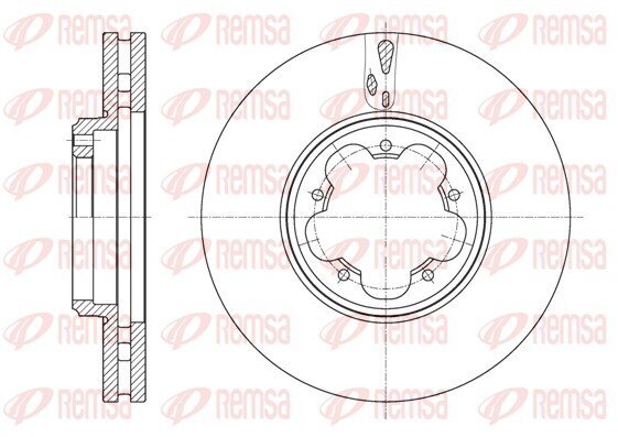 Bremsscheibe REMSA 61563.10