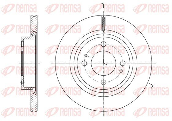 Bremsscheibe REMSA 61621.10