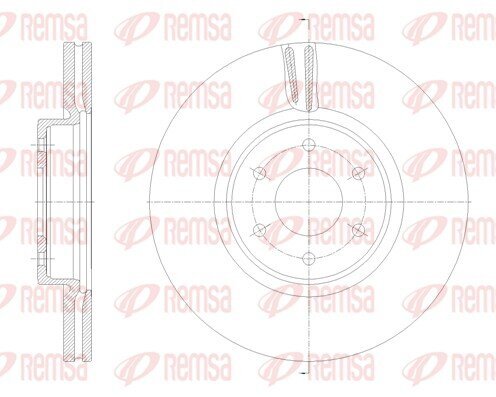 Bremsscheibe REMSA 62136.10