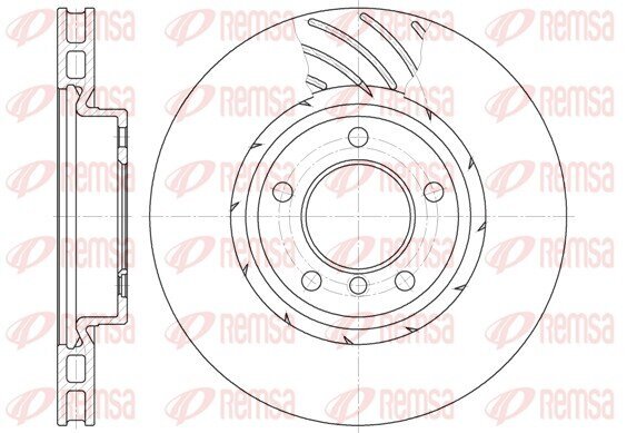 Bremsscheibe REMSA 6508.10