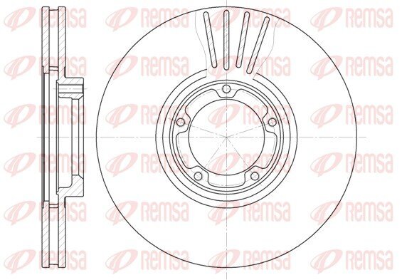 Bremsscheibe REMSA 6518.10