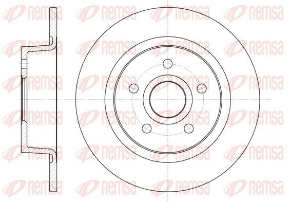 Bremsscheibe REMSA 6863.00