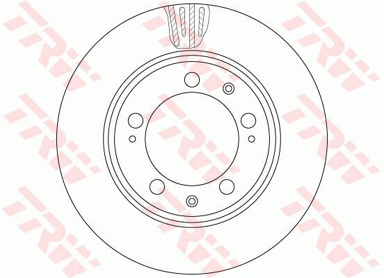 Bremsscheibe TRW DF6484S