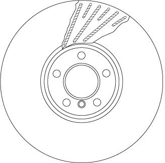 Bremsscheibe TRW DF6622S