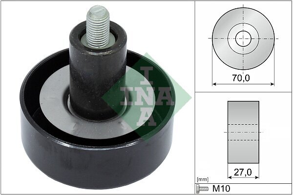 Umlenk-/Führungsrolle, Keilrippenriemen INA 532 0657 10