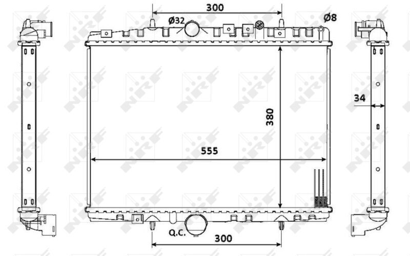 Kühler, Motorkühlung NRF 53941